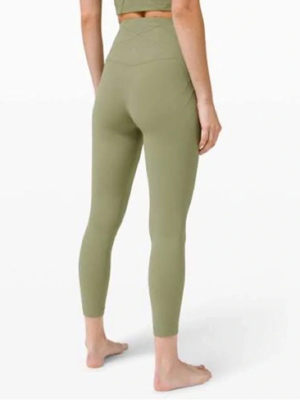 Lululemon Nulu Fold HR Yoga Tight 25”/Color Rosemary Green